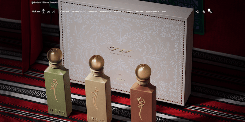 سایت Ibraq Perfumes