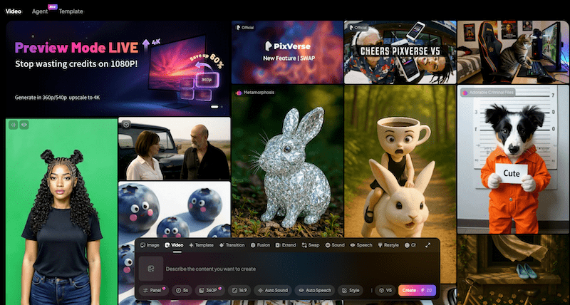 هوش مصنوعی PixVerse