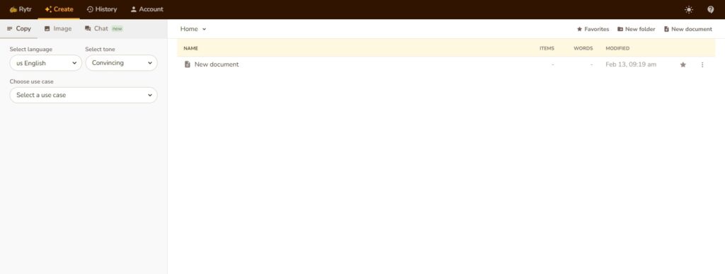 هوش مصنوعی Rytr (رایتر)