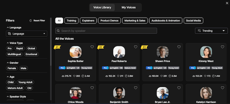 هوش مصنوعی Lovo AI 