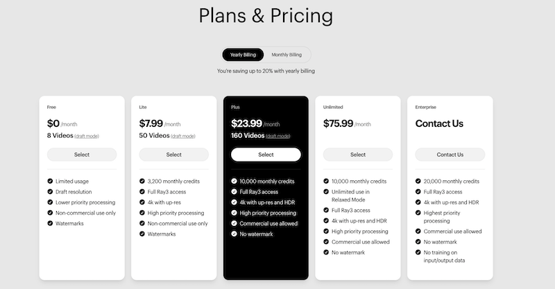 هوش مصنوعی Luma AI