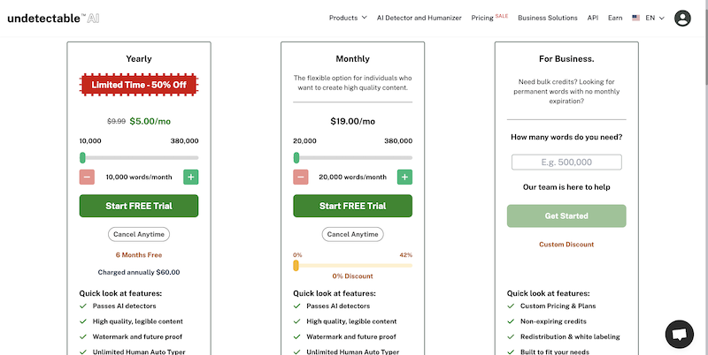 هوش مصنوعی Undetectable AI