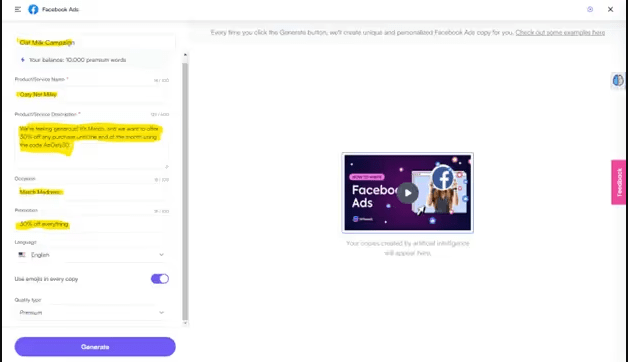 هوش مصنوعی Writesonic