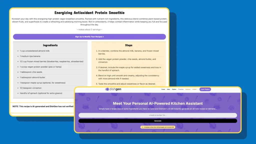هوش مصنوعی برای آشپزی