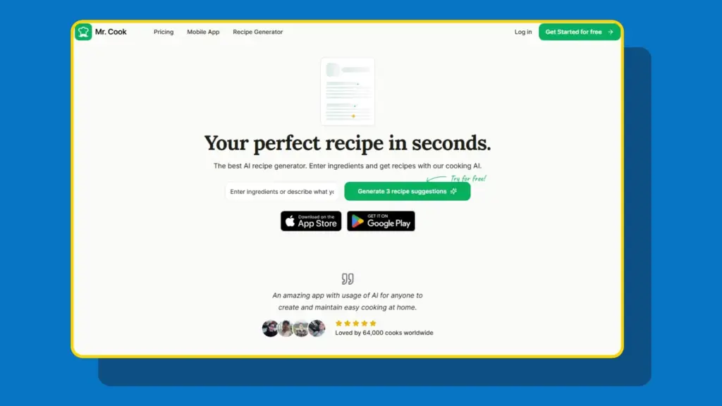 هوش مصنوعی برای آشپزی
