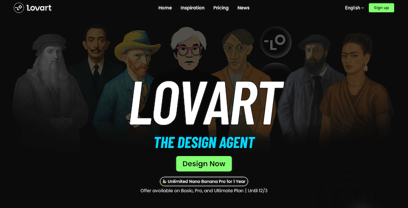 هوش مصنوعی Lovart