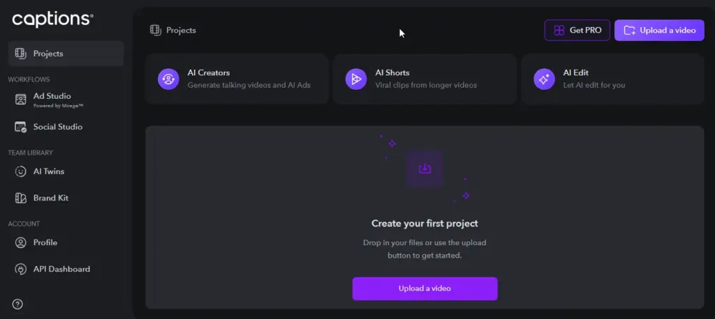 هوش مصنوعی Captions