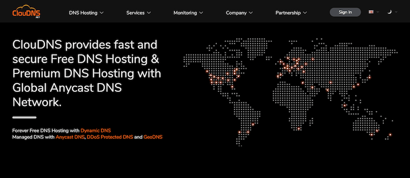 خرید از سایت ClouDNS