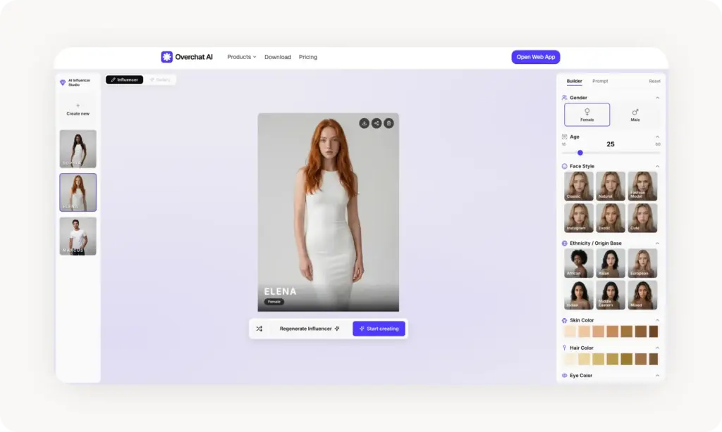 ساخت اینفلوئنسر هوش مصنوعی