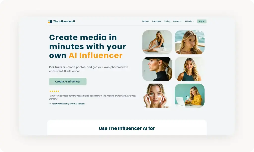 ساخت اینفلوئنسر هوش مصنوعی