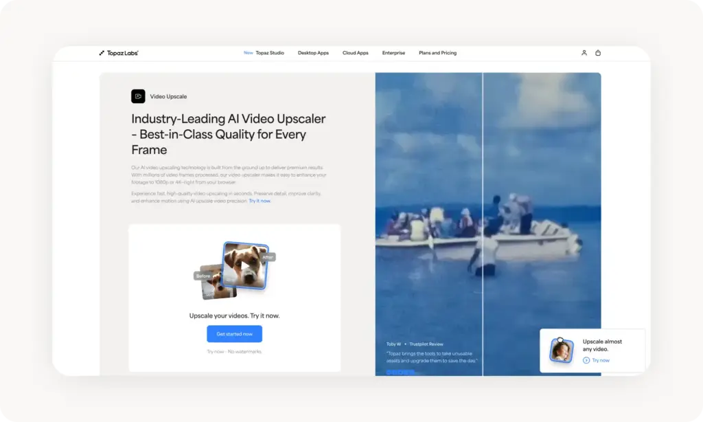 هوش مصنوعی برای ارتقای کیفیت ویدیو