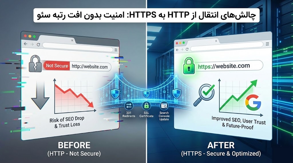 چالش‌های انتقال از HTTP به HTTPS
