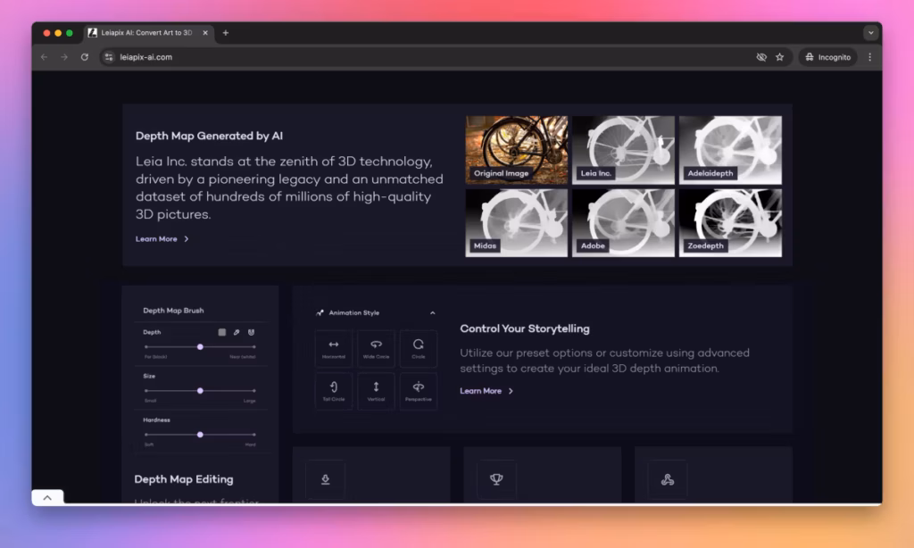 هوش مصنوعی LeiaPix AI