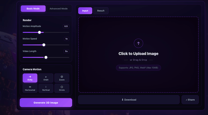 هوش مصنوعی LeiaPix AI